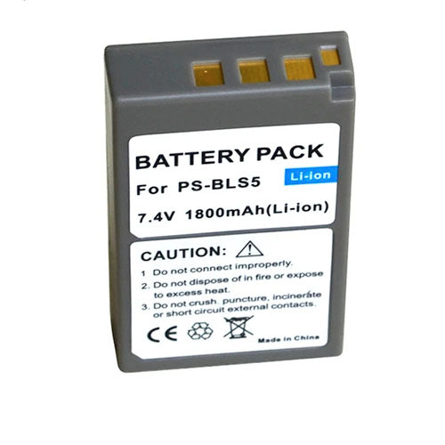 🔋 BLS-5 Battery Pack for Olympus – Reliable Power for Your Camera Condition: New