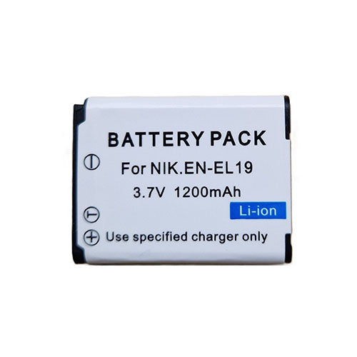 π Replacement Battery for Nikon EN-EL19 β 3.7V 1200mAh Li-Ion Rechargeable Battery Condition: New
