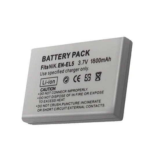 π EN-EL5 Battery Pack β Rechargeable Lithium-Ion Battery for Nikon Coolpix Cameras Condition: New