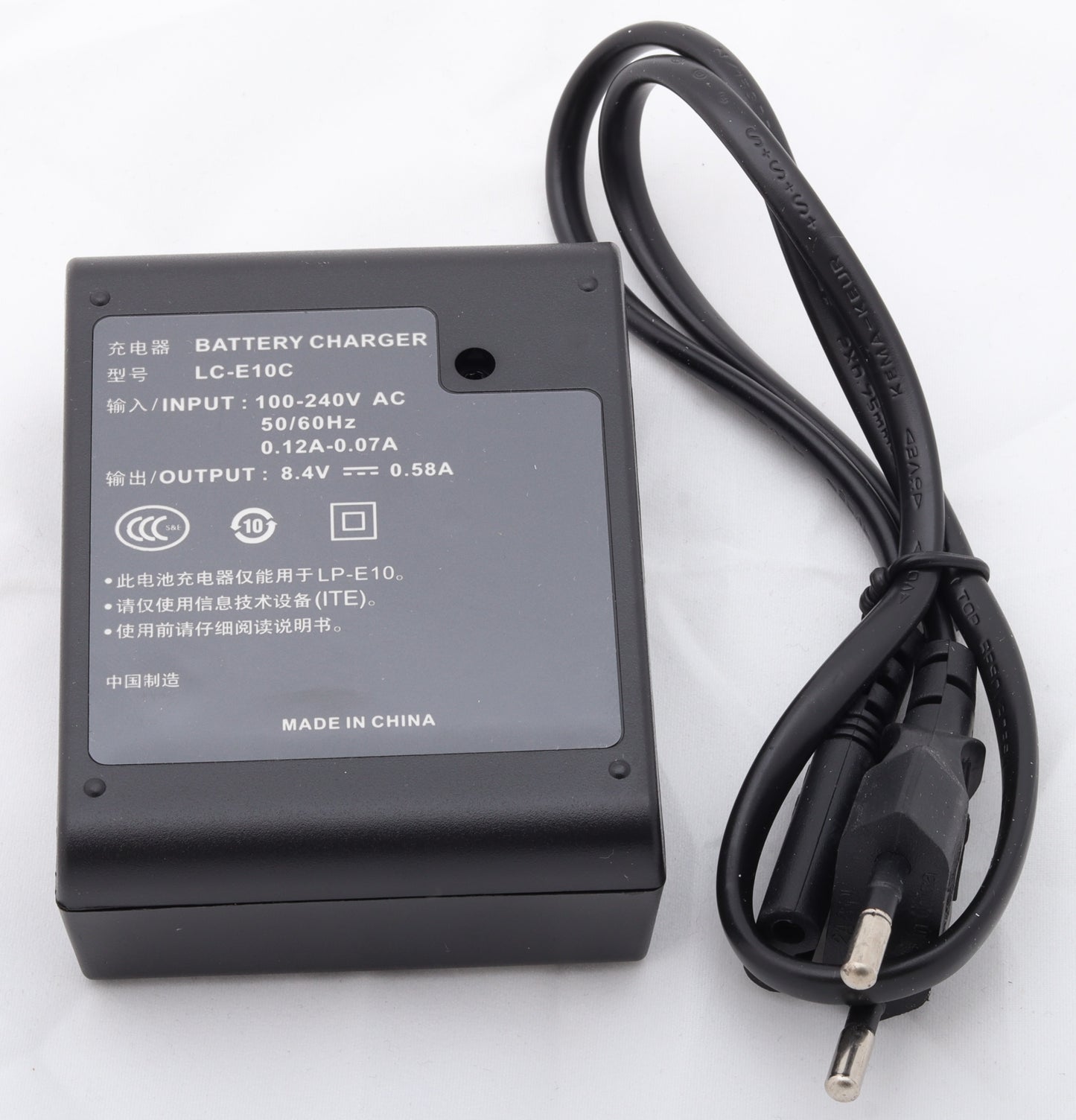 π LC-E10C Battery Charger β Fast & Reliable Charging for LP-E10 Batteries Condition: New