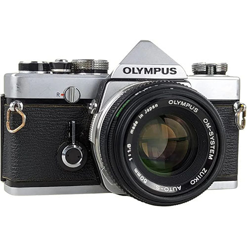 ๐ธ Olympus OM-1N with 50mm Lens โ Vintage Film SLR Camera (Used) Condition: Used