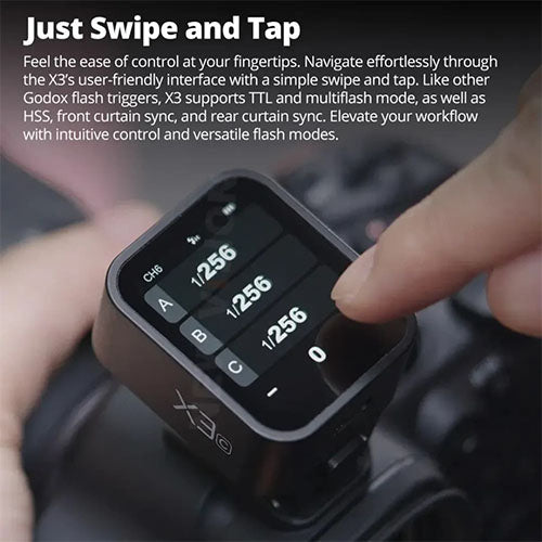 ⚡ Godox X3 C/N/S Wireless Flash Trigger – Advanced Flash Control for Canon, Nikon & Sony
