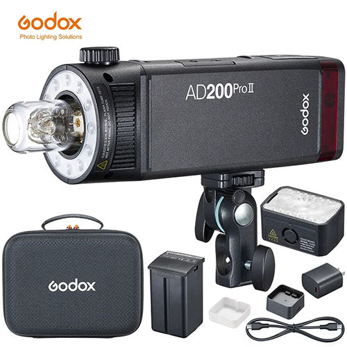 ⚡ Godox AD200Pro II – 200Ws Pocket Flash with TTL & HSS (Upgraded Pro Series)  Condition: New