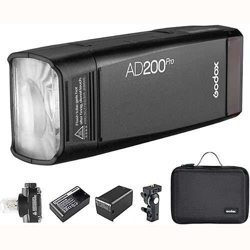 ⚡ Godox AD200Pro Pocket Flash – 200Ws 2.4G TTL Speedlite for Outdoor & Studio Photography  Condition: New