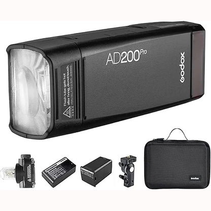 ⚡ Godox AD200Pro Pocket Flash – 200Ws 2.4G TTL Speedlite for Outdoor & Studio Photography  Condition: New