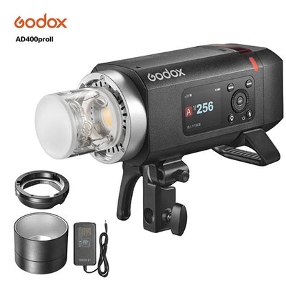 📸 Godox AD400Pro II Built-in 2.4G Wireless X System – Professional Studio Lighting  Condition: New
