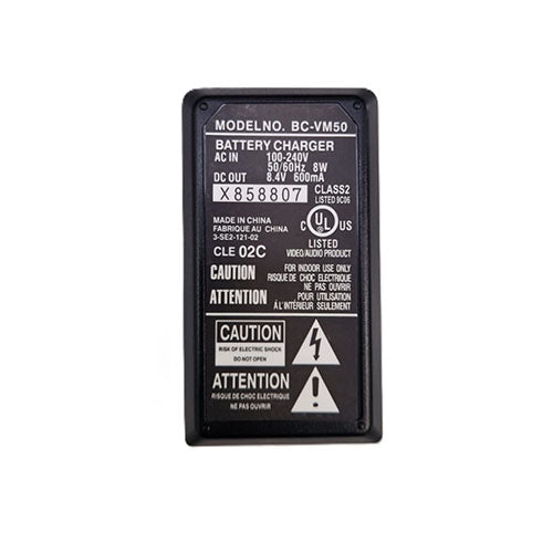 🔌 BC-VM50 Battery Charger – Compatible with Sony NP-FM50, NP-FM55H & NP-FM500H Batteries  Condition: New