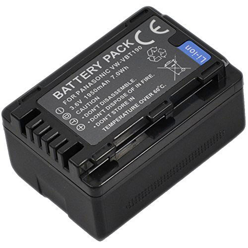 🔋 VW-VBT190 Li-Ion Battery Pack for Panasonic – Reliable Power for Your Camcorder  Condition: New