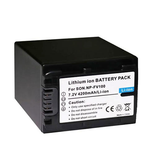 🔋 NP-FV100 Battery Pack for Sony – High-Capacity Power for Your Camcorder  Condition: New