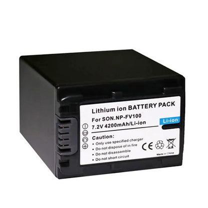🔋 NP-FV100 Battery Pack for Sony – High-Capacity Power for Your Camcorder  Condition: New