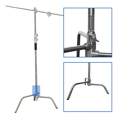 🛠️ C-Stand 3.3 M Heavy-Duty Light Stand – Ultimate Stability for Professional Photography & Videography  Condition: New