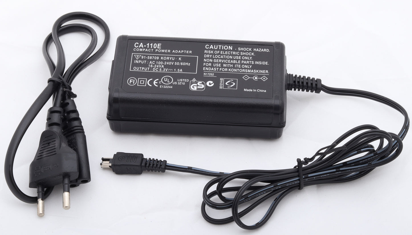 🔌 CA-110E Power Adapter – Reliable Power for Your Camcorder  Condition: New