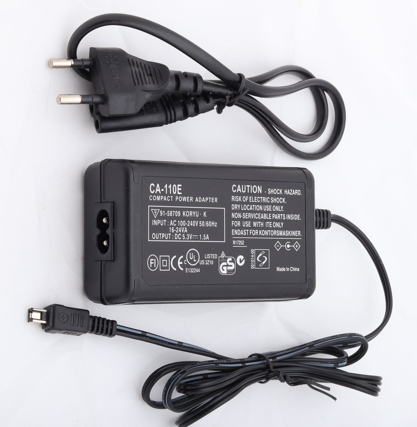 🔌 CA-110E Power Adapter – Reliable Power for Your Camcorder  Condition: New