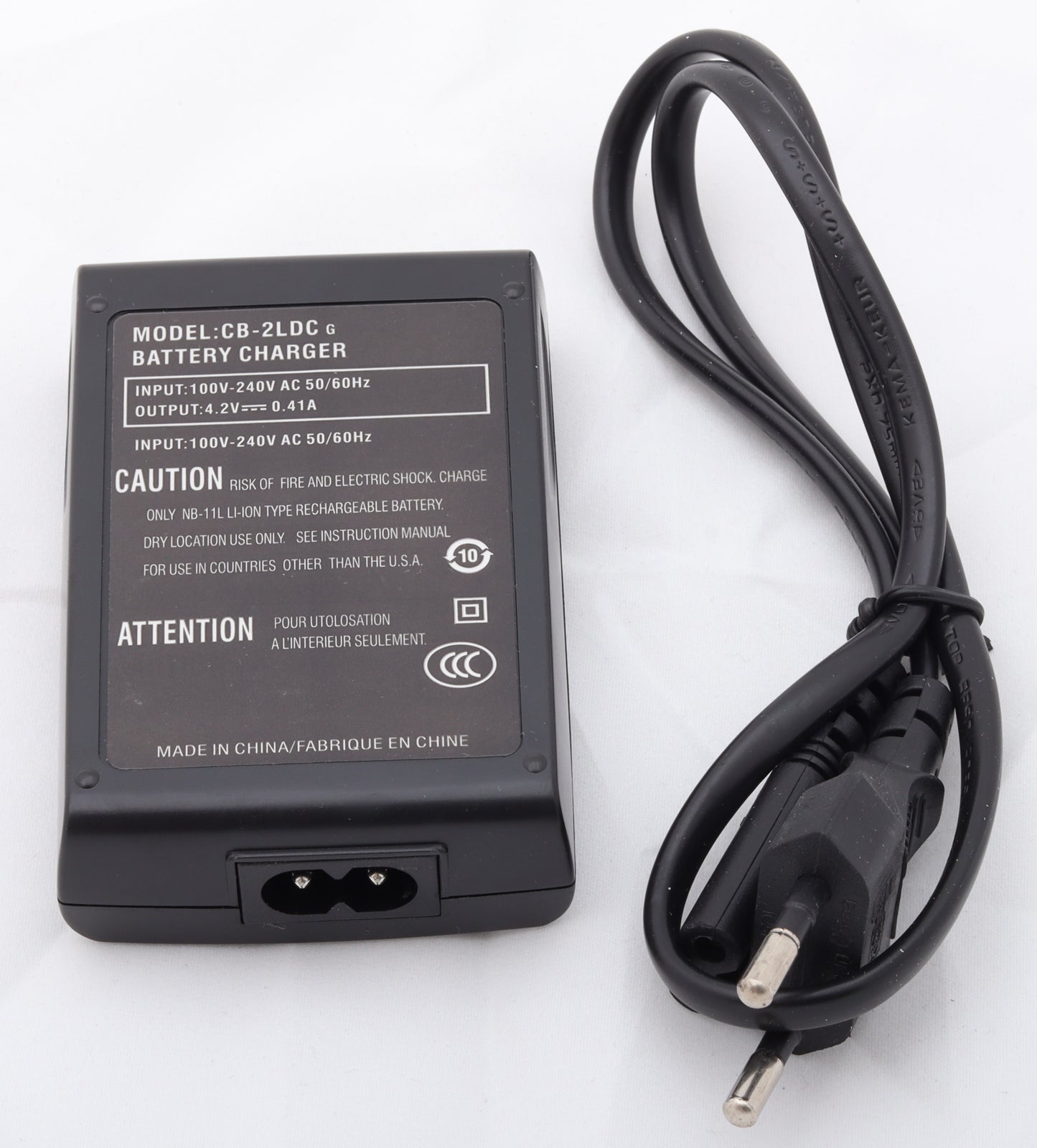 🔌 CB-2LDC Battery Charger – Reliable Charging for NB-11L & NB-11LH Batteries  Condition: New