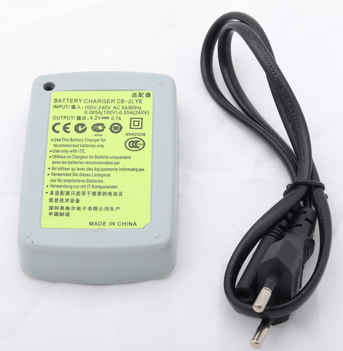 🔌 CB-2LYE Battery Charger – Fast & Reliable Charging for NB-13L Batteries  Condition: New