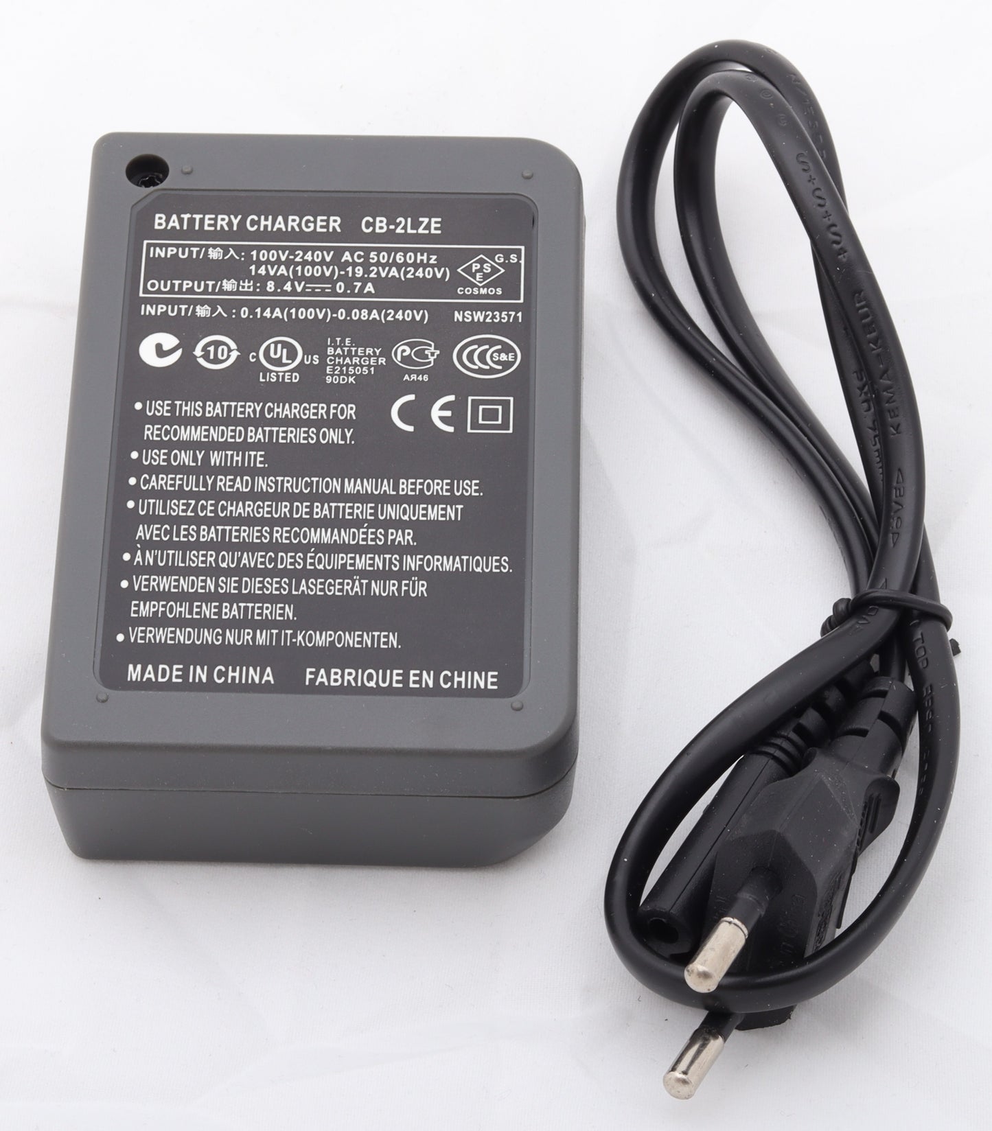 🔌 CB-2LZE Battery Charger – Fast & Reliable Charging for Your Canon Camera  Condition: New