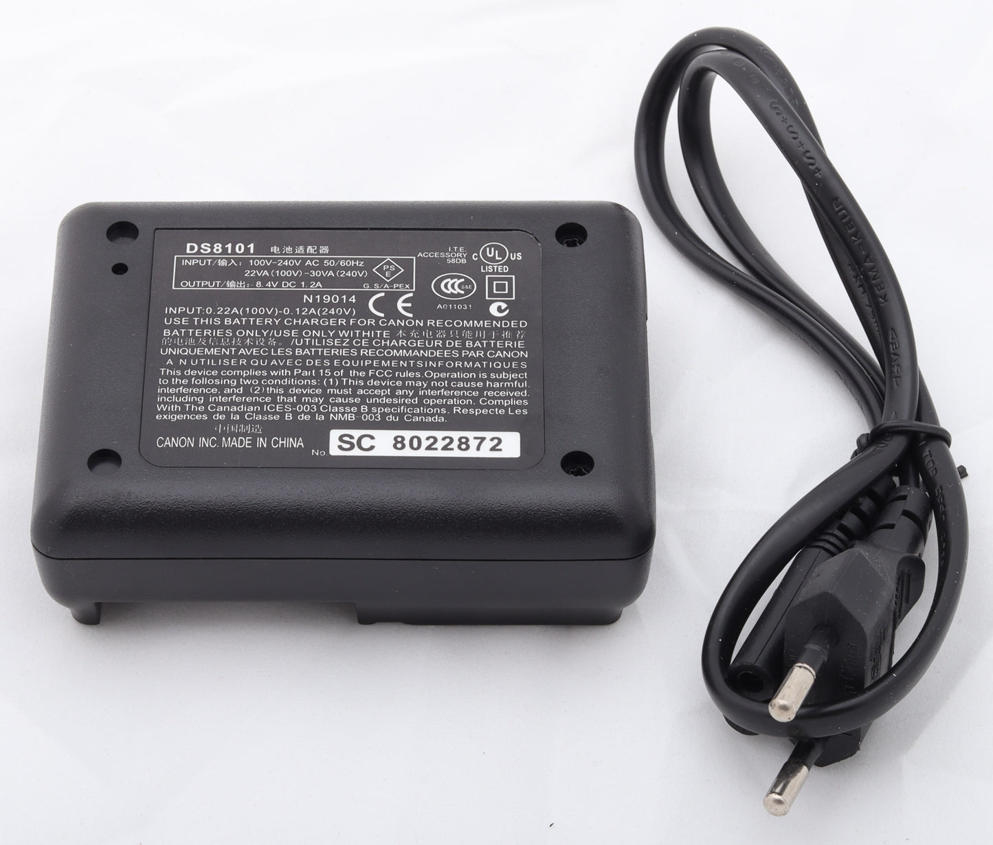 🔌 CB-5L Battery Charger – Reliable Charging for BP-511 & BP-511A Batteries  Condition: New