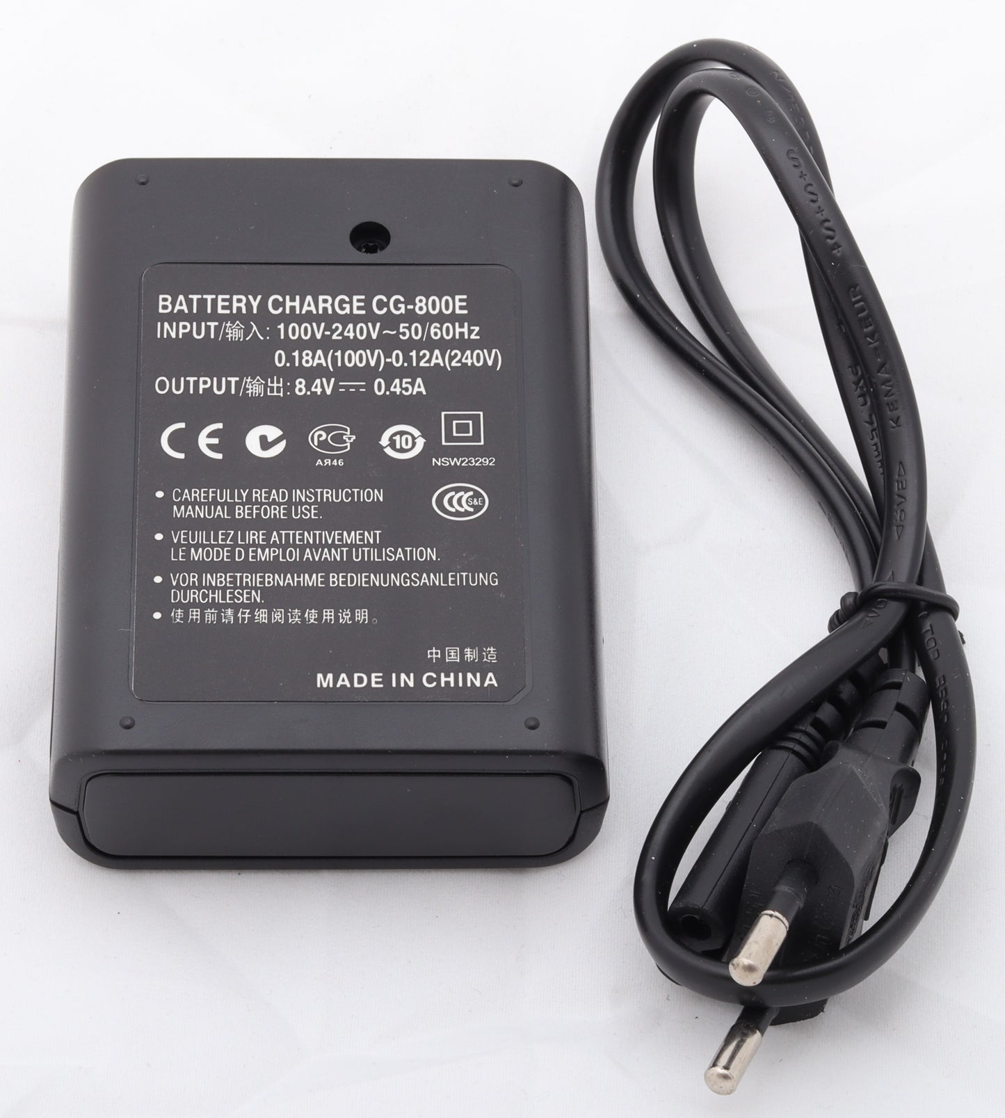 🔌 CG-800E Battery Charger – Reliable Charging for Your Canon Camcorder  Condition: New