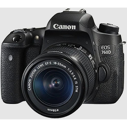 📸 Canon EOS 760D with EF-S 18–55mm IS Lens – Advanced DSLR Kit  Condition: Used – Excellent Working Condition