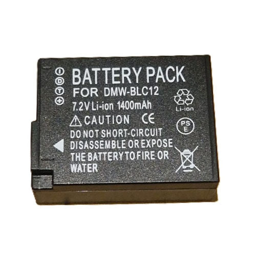 🔋 Replacement Battery Pack for Panasonic DMW-BLC12 – 7.2V 1400mAh Li-Ion Rechargeable Battery  Condition: New