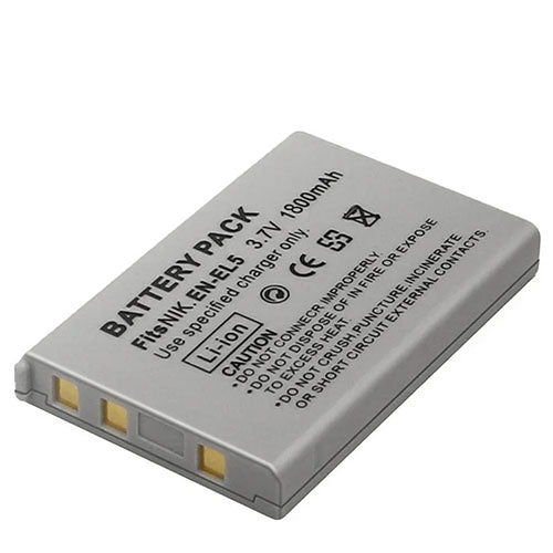 🔋 EN-EL5 Battery Pack – Rechargeable Lithium-Ion Battery for Nikon Coolpix Cameras  Condition: New