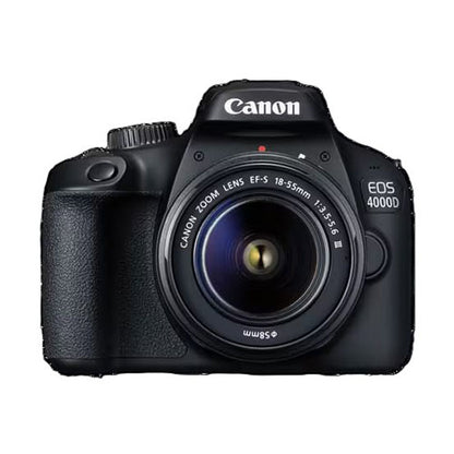 📸 Canon EOS 4000D with 18–55mm Lens – DSLR Starter Kit (Used)  Condition: Used – Excellent Working Condition