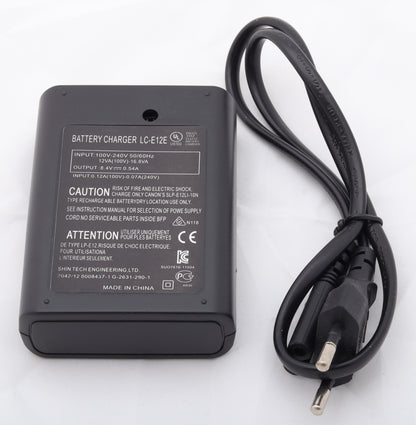 🔌 LC-E12E Battery Charger – Fast & Reliable Charging for LP-E12 Batteries  Condition: New