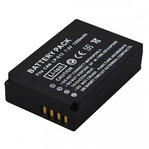 🔋 LP-E12 Battery Pack – Rechargeable Lithium-Ion Battery for Canon EOS Cameras  Condition: New