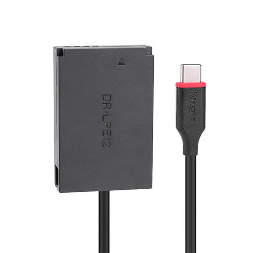 🔋 LP-E12 Dummy Battery – Continuous Power Supply for Canon Cameras  Conditio