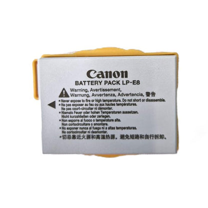 🔋 Canon LP-E8 Original Battery Pack – Reliable Power for Your Canon DSLR  Condition: New