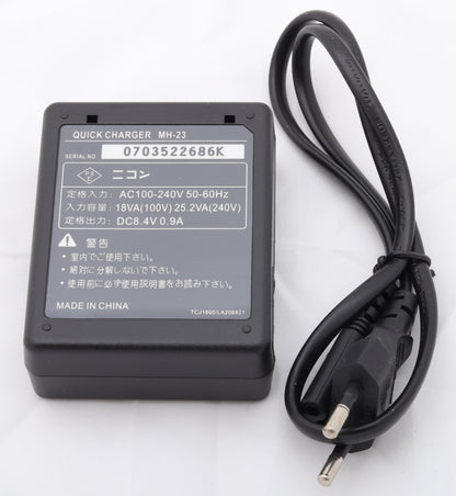 🔌 MH-23 Battery Charger – Fast & Reliable Charging for EN-EL9 Batteries  Condition: New