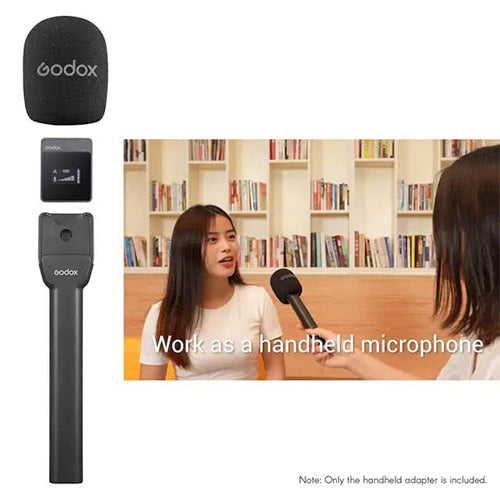 🎤 Godox ML-H Handheld Microphone Adapter Grip – Compatible with MoveLink M1/M2 & UC1/UC2 Wireless Mic Systems  Condition: New