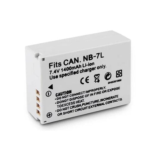 🔋 NB-7L Battery Pack – Rechargeable Lithium-Ion Battery for Canon PowerShot Cameras  Condition: New