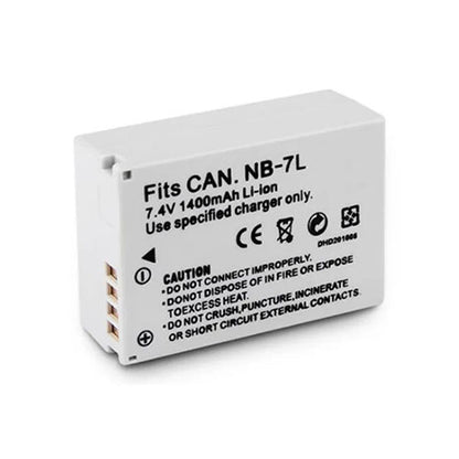 🔋 NB-7L Battery Pack – Rechargeable Lithium-Ion Battery for Canon PowerShot Cameras  Condition: New
