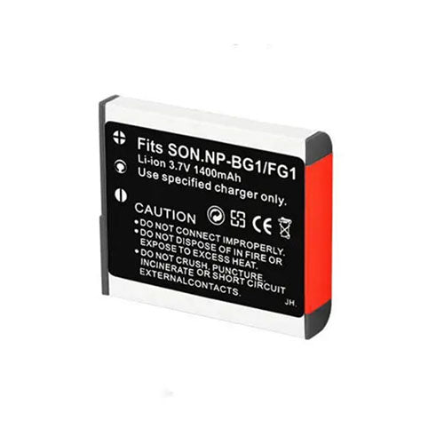Replacement Battery Pack for Sony NP-BG1 – 3.7V 1400mAh Li-Ion Rechargeable Battery  Condition: New