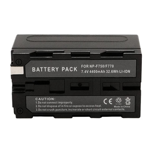 🔋 NP-F750 / NP-F770 Battery Pack – High-Capacity Rechargeable Lithium-Ion Battery for Sony Cameras & Video Equipment  Condition: New