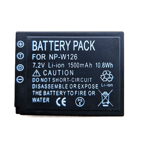 🔋 Replacement Battery for Fujifilm NP-W126 – 7.4V 1500mAh (10.8Wh) Li-Ion Rechargeable Battery  Condition: New