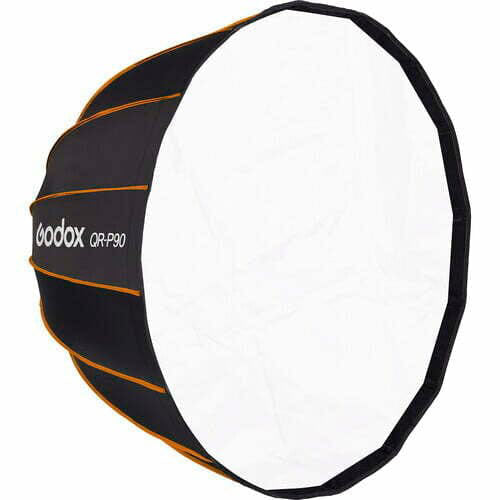 💡 Godox QR-P90 Parabolic Softbox (90cm) with Grid – Quick Release Softbox for Professional Lighting  Condition: New