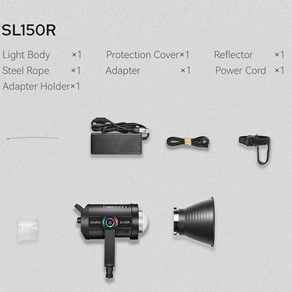 🎥 Godox SL-150R RGB LED Video Light – Full Color Control for Creative Filmmaking  Condition: New
