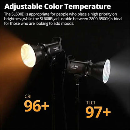 Godox SL60II D 5600K LED Video Light – High-Performance Studio Lighting💡 Godox SL60II D 5600K LED Video Light – High-Performance Studio Lighting  Condition: New