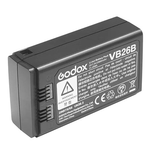 🔋 Godox VB26B Rechargeable Lithium-Ion Battery – 7.2V 2980mAh (21.456Wh)  Condition: New