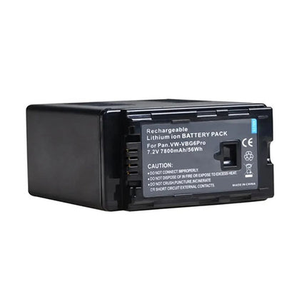 🔋 Replacement Battery Pack for Panasonic VW-VBG6PRO – 7.2V 7800mAh (56Wh) Li-Ion Rechargeable Battery  Condition: New